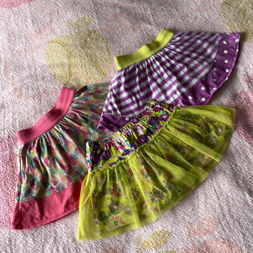 3 skirts for toddler
